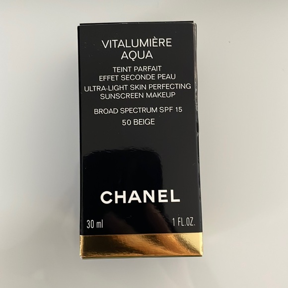 Chanel foundation sunscreen makeup 50 beige